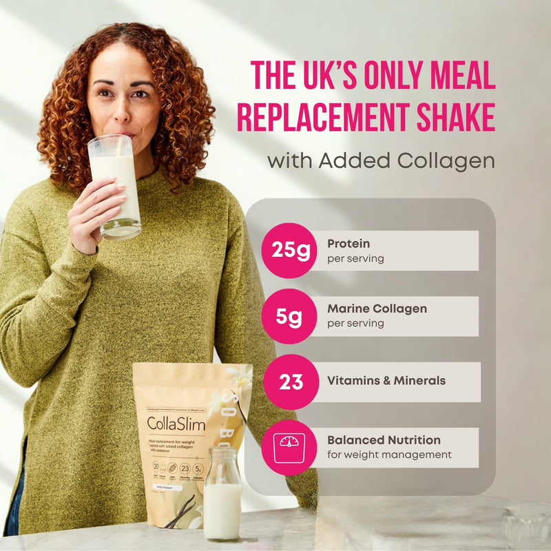 So Body Co CollaSlim vanilla meal replacement shake 40g - British product