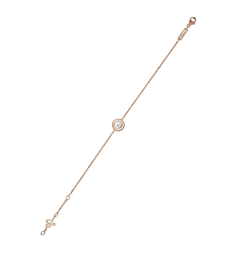 Chopard Happy Diamonds rose gold diamond bracelet - British product