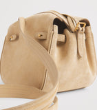 Polo Ralph Lauren small suede Polo ID satchel bag (British brand)