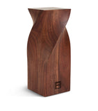 Assouline walnut twist bookends measuring 23cm high - British product