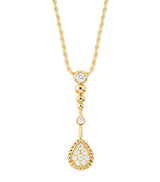 Harrods Boucheron Yellow Gold and Diamond Serpent Bohème Pendant Necklace 50cm- Buy online at McGrocer