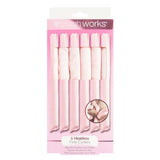 Brushworks heatless flexi curlers pack of six satin covered - British product