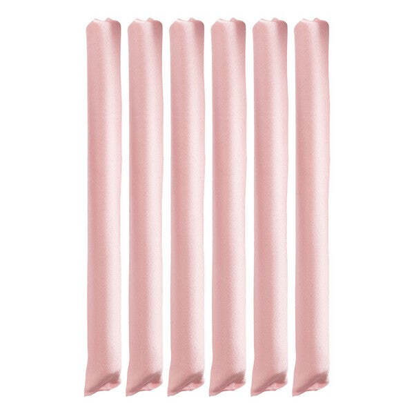 Brushworks heatless flexi curlers pack of six satin covered - British product