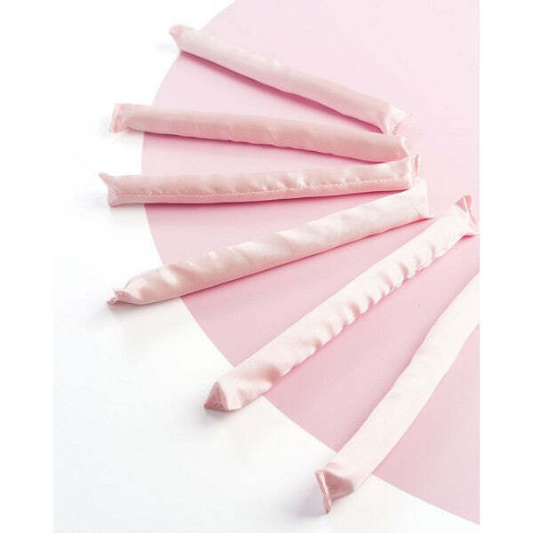 Brushworks heatless flexi curlers pack of six satin covered - British product