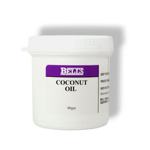 Bells coconut oil 90g, imported from the UK