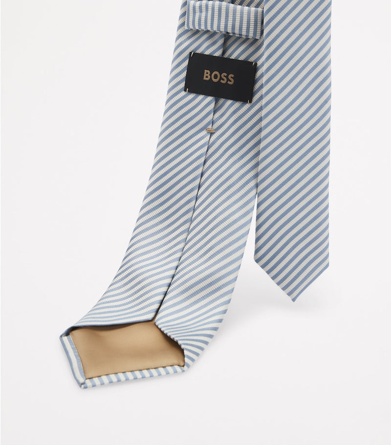 BOSS silk striped tie formal accessory (British brand)