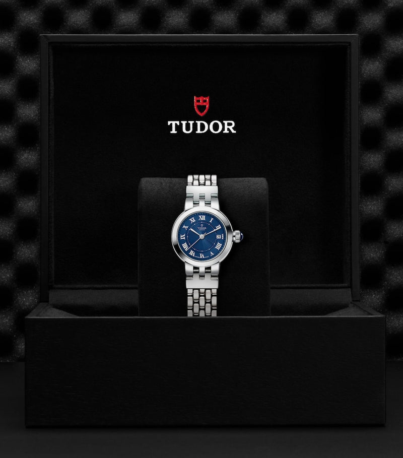 TUDOR Clair de Rose watch 26mm blue dial (British brand)
