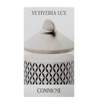 Commune Vetiveria Lux scented candle with cover - British product