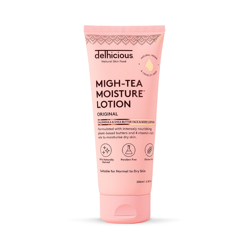 Delhicious Migh-Tea Moisture Lotion, imported from the UK