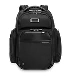 Sleek Backpack with Carbon Fibre Accents and USB Port, 43cm x 30.5cm x 14cm