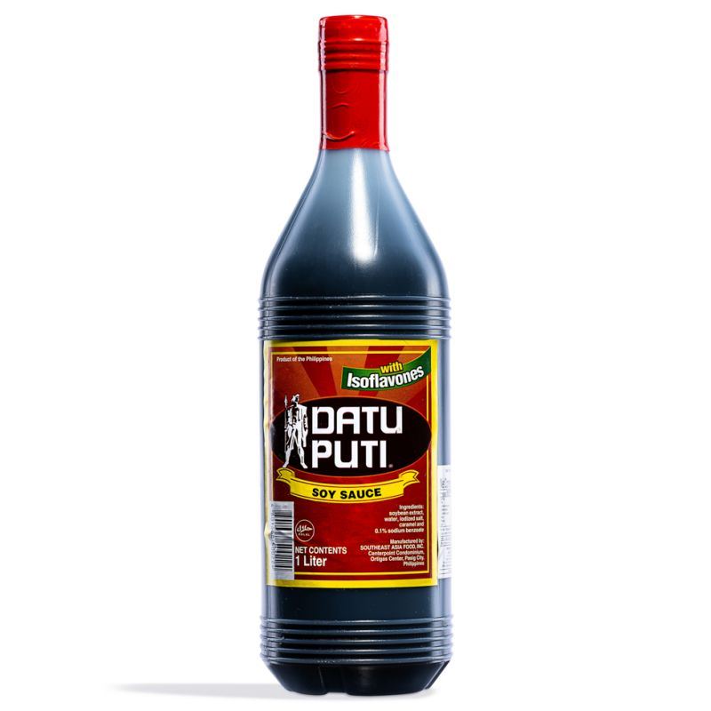 Datu Puti Filipino soy sauce, imported from the UK