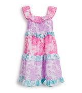 Harrods Paisley Print Shirred Sleeveless Dress for Children 2-12 Years- Buy online at McGrocer