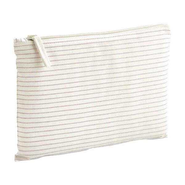 Westford Mill Striped Organic Cotton Pouch (11.5cm x 20cm) GOODS Superdrug