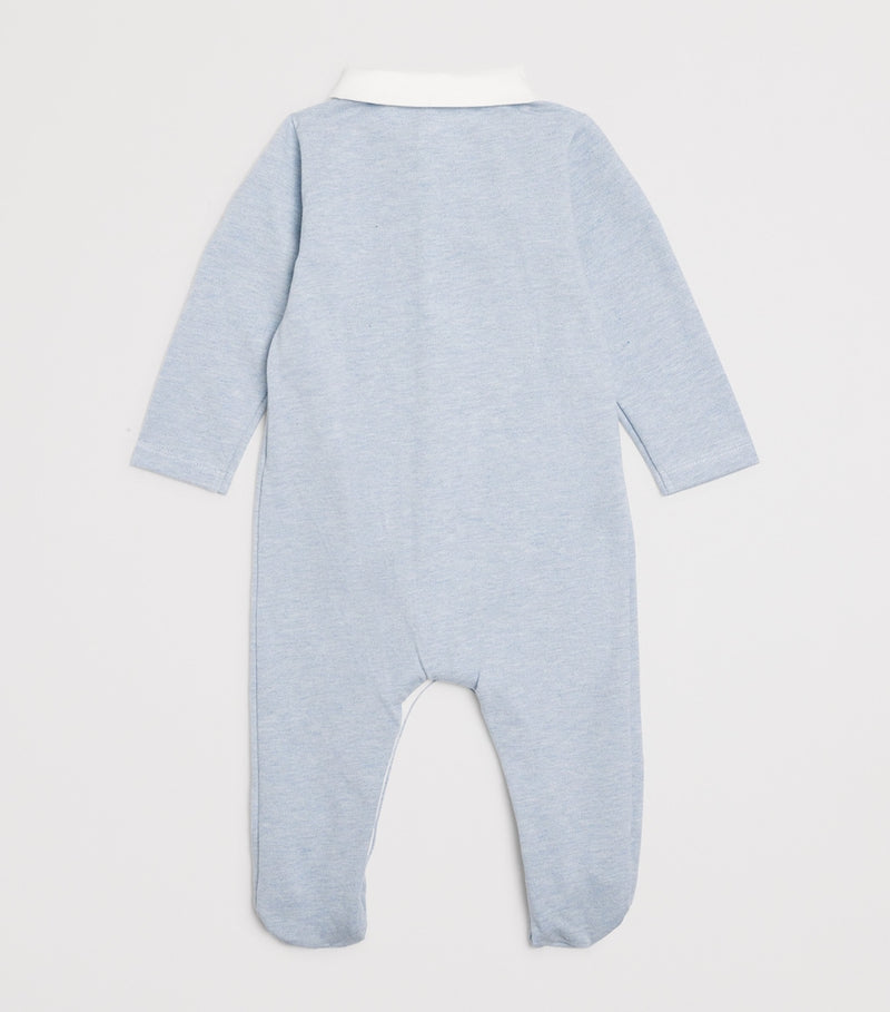 Patachou cotton collar all-in-one for babies 1-24 months, imported from the UK