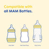 MAM baby bottle teats medium flow silicone x2, imported from the UK