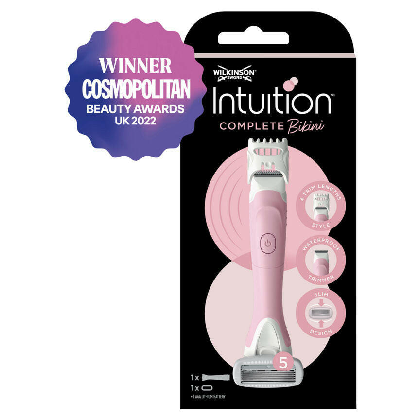 Wilkinson Sword Intuition Complete Bikini Razor and Trimmer Women's Toiletries ASDA