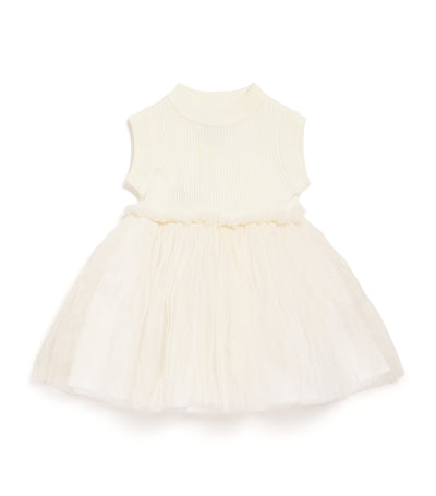 Harrods Donsje Knitted-Tulle Xewa Baby Dress (3 Months-4 Years)- Buy online at McGrocer