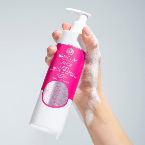 BasicLab Soothing Gel for Vascular Sensitive Skin 300ml - British product