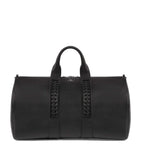 Aviteur Leather Woven-Detail Holdall with Calfskin and Alcantara Lining - British product