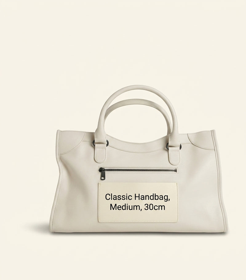 Balenciaga Le City top-handle bag in lambskin leather (British brand)