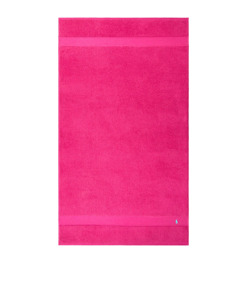 Ralph Lauren Polo Player bath sheet 90cm x 160cm, imported from the UK