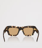 Bottega Veneta ultra-thin squared acetate sunglasses, imported from the UK