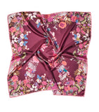 Aspinal of London silk floral scarf (British brand)