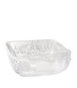 Harrods Lalique Peonies Crystal Decorative Bowl 26cm- Buy online at McGrocer