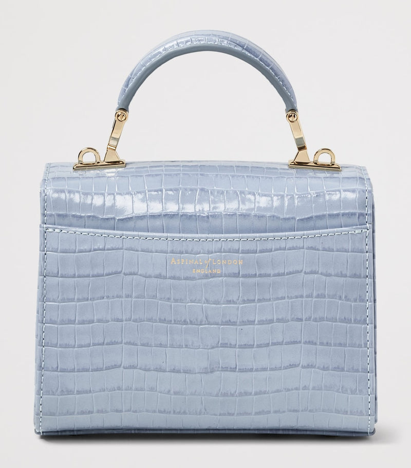 Aspinal of London mini Mayfair top-handle bag imported from the UK