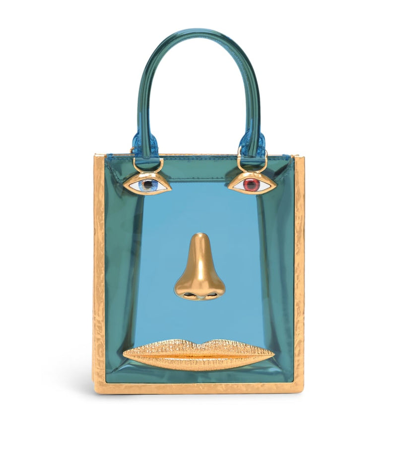 Schiaparelli mini vinyl face bag - British product