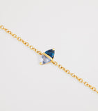 Emily P. Wheeler yellow gold sapphire Tilly bracelet (British brand)