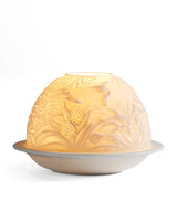 Harrods Bernardaud Hummingbirds Porcelain LED Votivelight - 7.5cm x 11.5cm x 11.5cm- Buy online at McGrocer