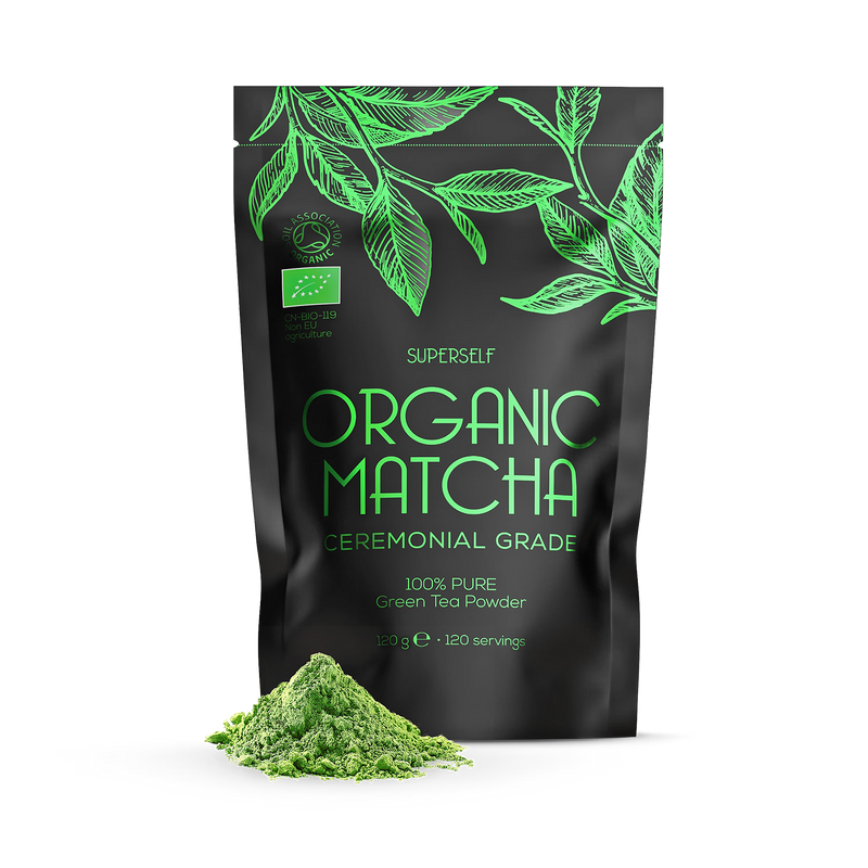 SuperSelf ceremonial grade matcha powder 120g - British product