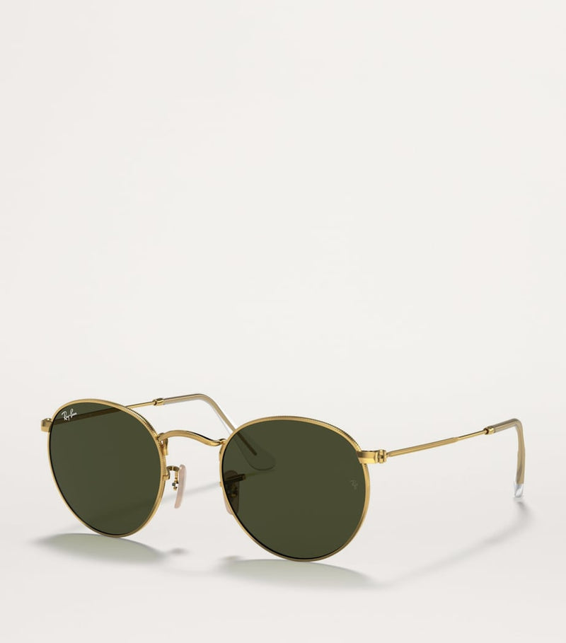 Ray-Ban round wire-frame sunglasses, imported from the UK