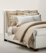 Harrods Ralph Lauren Home Cotton Langdon Coastal Super King Flat Sheet 270cm x 295cm- Buy online at McGrocer
