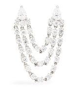 Harrods Anita Ko White Gold and Diamond Bianca Double Loop Earring- Buy online at McGrocer