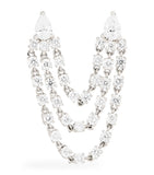 Anita Ko white gold diamond double loop earring (British brand)