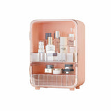 Superdrug Livingandhome Makeup Organizer with Mirror Pink - UK Storage Unit- Buy online at McGrocer