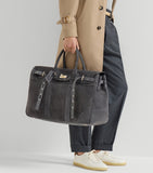 Brunello Cucinelli suede Country holdall, UK version