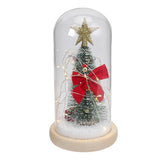 Superdrug Livingandhome LED Glass Dome Christmas Tree Type 1 Decoration 21.5cm- Buy online at McGrocer