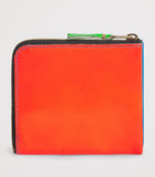 Comme des Garçons Wallet Super Fluo small leather wallet, UK version