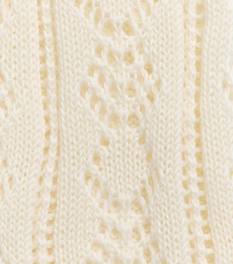 Valentino pointelle-knit cotton socks, UK version
