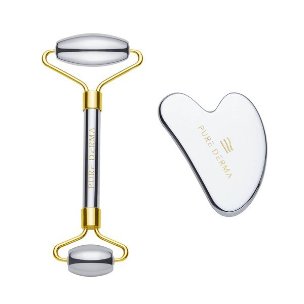 Pure Derma London Terahertz Gua Sha Roller, imported from the UK