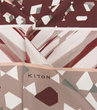 Kiton printed silk scarf 90cm, UK version