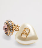 Valentino Garavani VLogo Signature earrings gold tone brass - British product