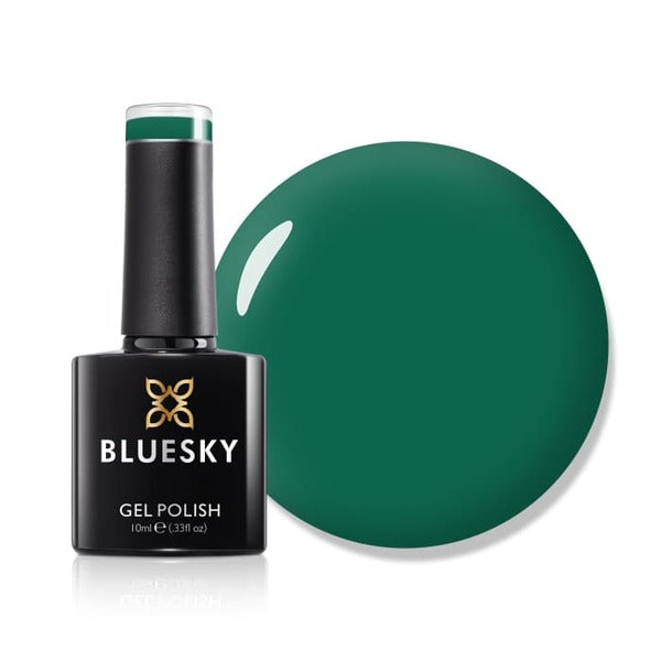 Bluesky gel nail polish Green Unity - British product