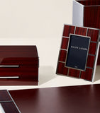 Ralph Lauren Home wood veneer Hilding writer's box, imported from the UK