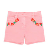 Harrods Stella McCartney Kids Embroidered Denim Shorts (3-14 Years)- Buy online at McGrocer