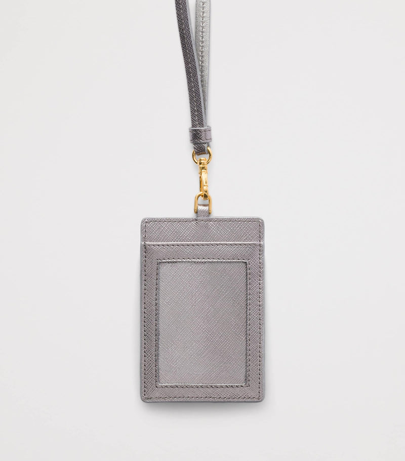 Prada Saffiano leather badge holder, imported from the UK