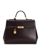 Dolce&Gabbana Marlene top-handle bag calfskin gold-tone hardware (British brand)